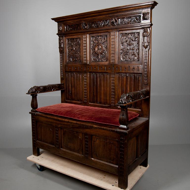 PENKKI / SOHVA, renessanssityylinen, Saksa 1800-luvun loppu.