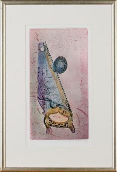 KAJ ALEXANDER JÄRVENPÄÄ, värietsaus, signeerattu, päivätty ja numeroitu  Tpl'a 2/3 E.V.