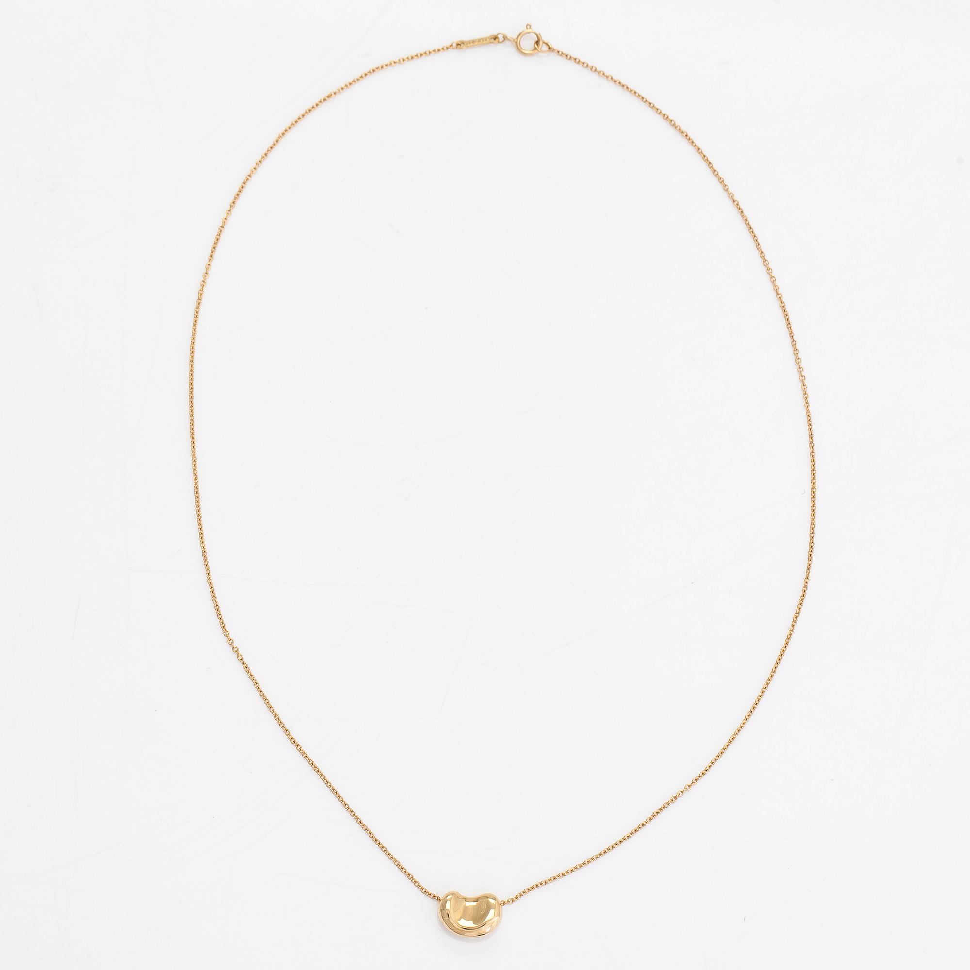 Tiffany & Co, Elsa Peretti, kaulakoru, "Bean", 18K kultaa.