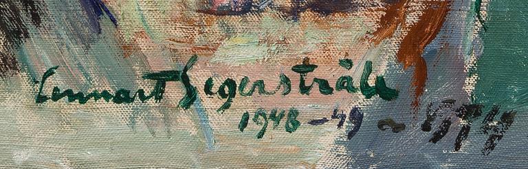 LENNART SEGERSTRÅLE, oil on canvas, signed and dated 1948-49~1974.