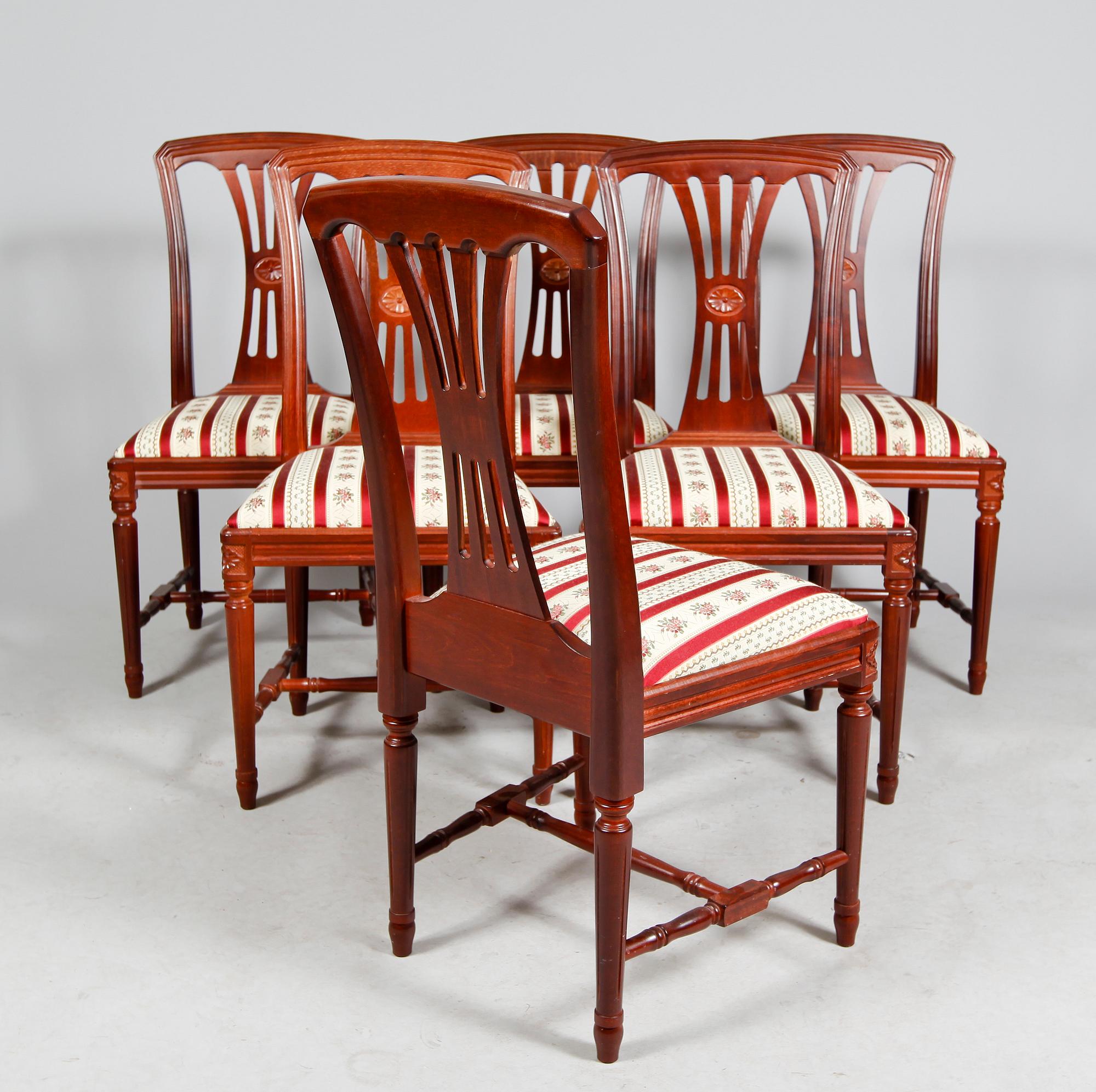 MATGRUPP, 7 del, gustaviansk stil, 1900-talets senare del.