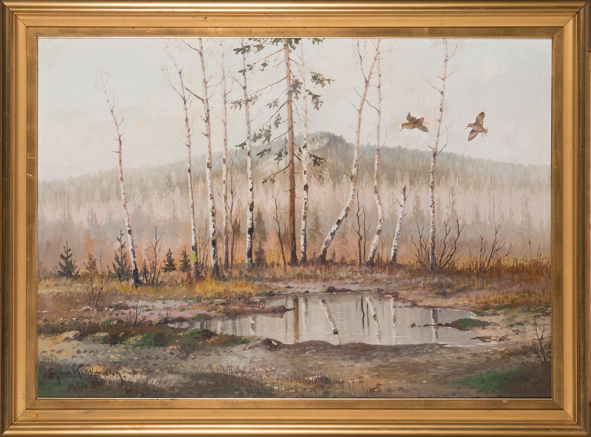 Ejnar Kohlmann, oil on canvas, signed and dated 1956.