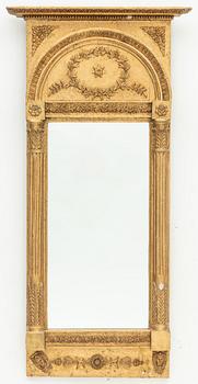 Gustaviansk, A late Gustavian mirror, Sweden, early 19th century.