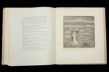 BOK, "John Bauer, Bland Tomtar och Troll, Ett Urval", nr 183/200, Åhlén & Åkerlunds Förlags Ab, Stockholm, 1918.