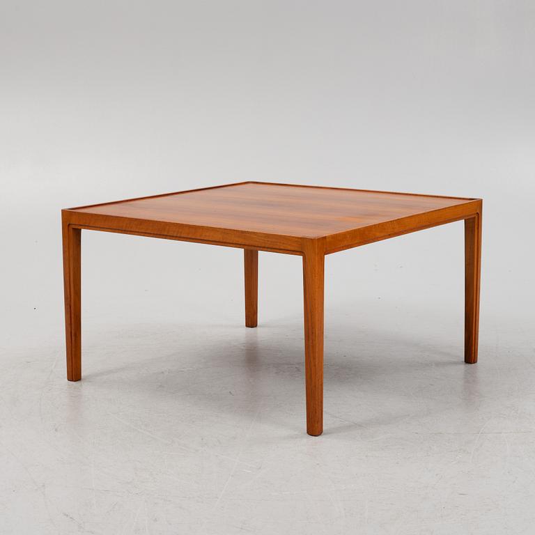 A walnut veneered coffee table, Nordiska Kompaniet, 1958.