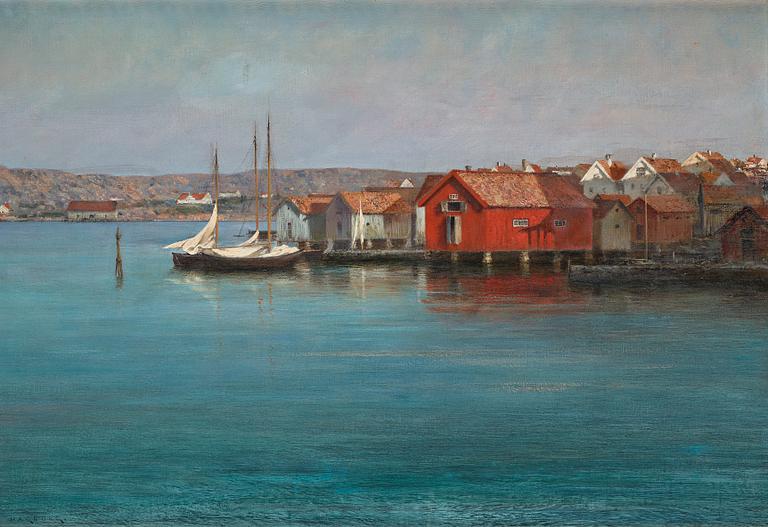 August Hagborg, Motiv från Härön, Bohuslän.