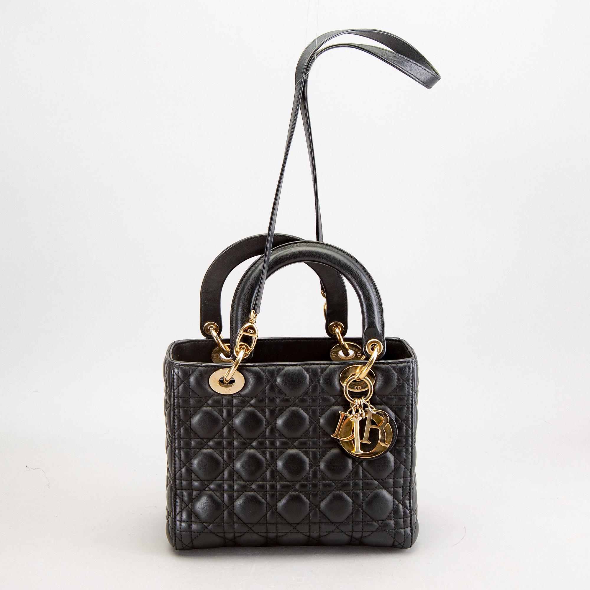 Christian Dior, "Lady Dior medium", bag.