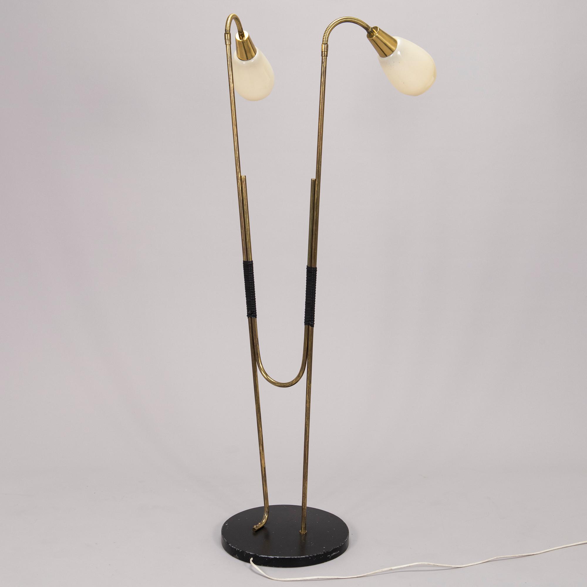 A 1950s floor lamp.
