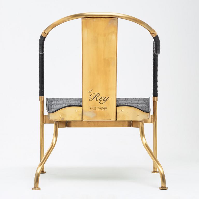 Mats Theselius, an "el Rey" easy chair by Källemo Sweden, post 1999.