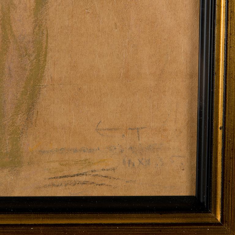 ELLEN THESLEFF, pastell, signerad och daterad 11.XII -35.