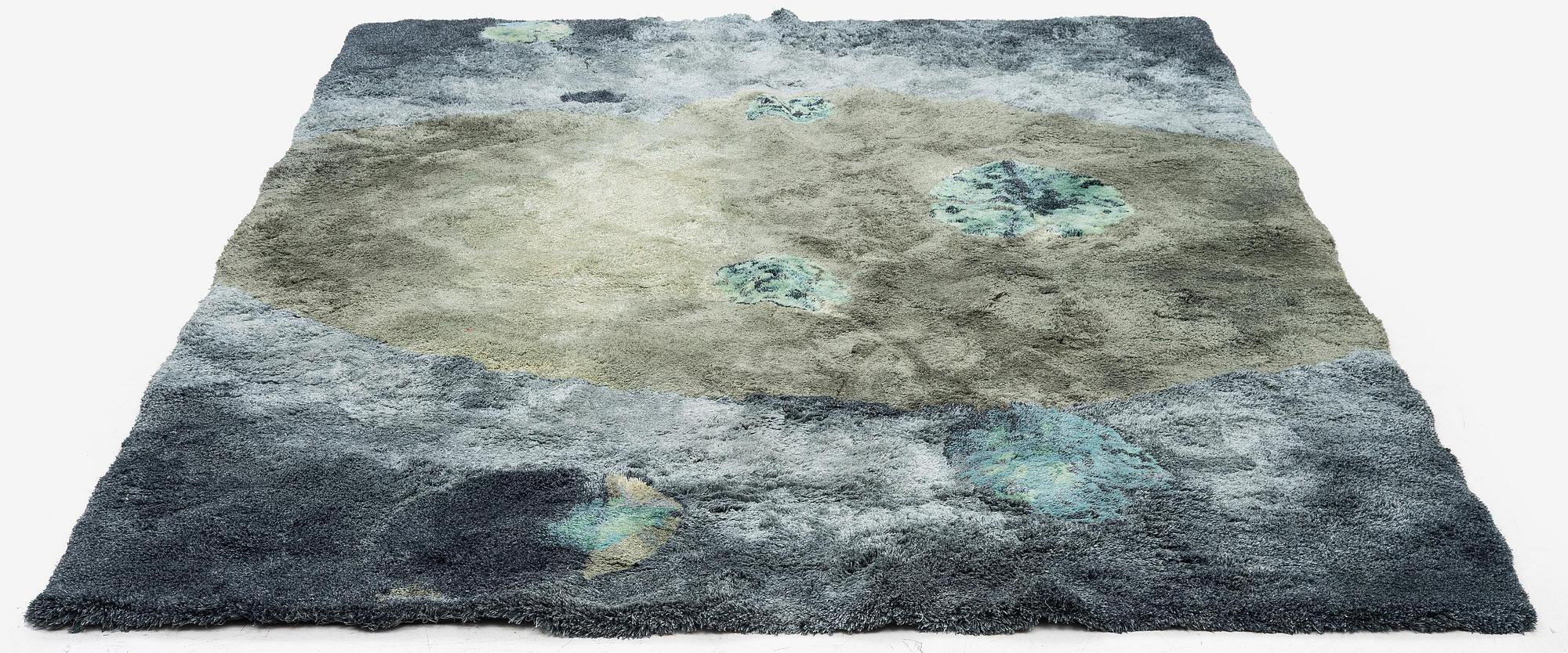Denise Grünstein, a 'Lacus II' carpet, hand tufted, ca 300 x 226 cm, Ferreira de Sá, Portugal.