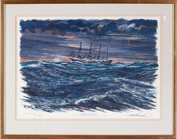 ROLAND SVENSSON, 2st, färglitografier, signerade och numrerade 16/30 resp p.t.