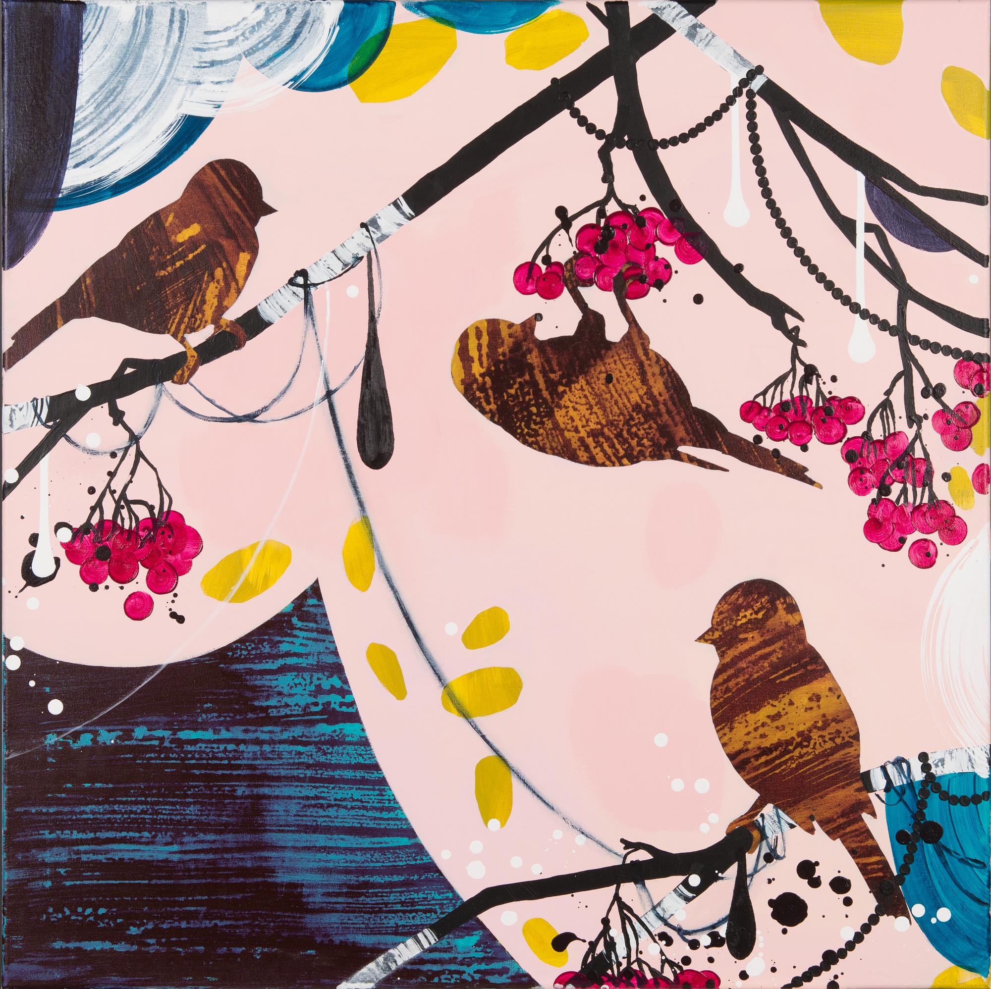 Milla Kuisma, oil and acrylic on canvas, a tergo signed and dated 2015.