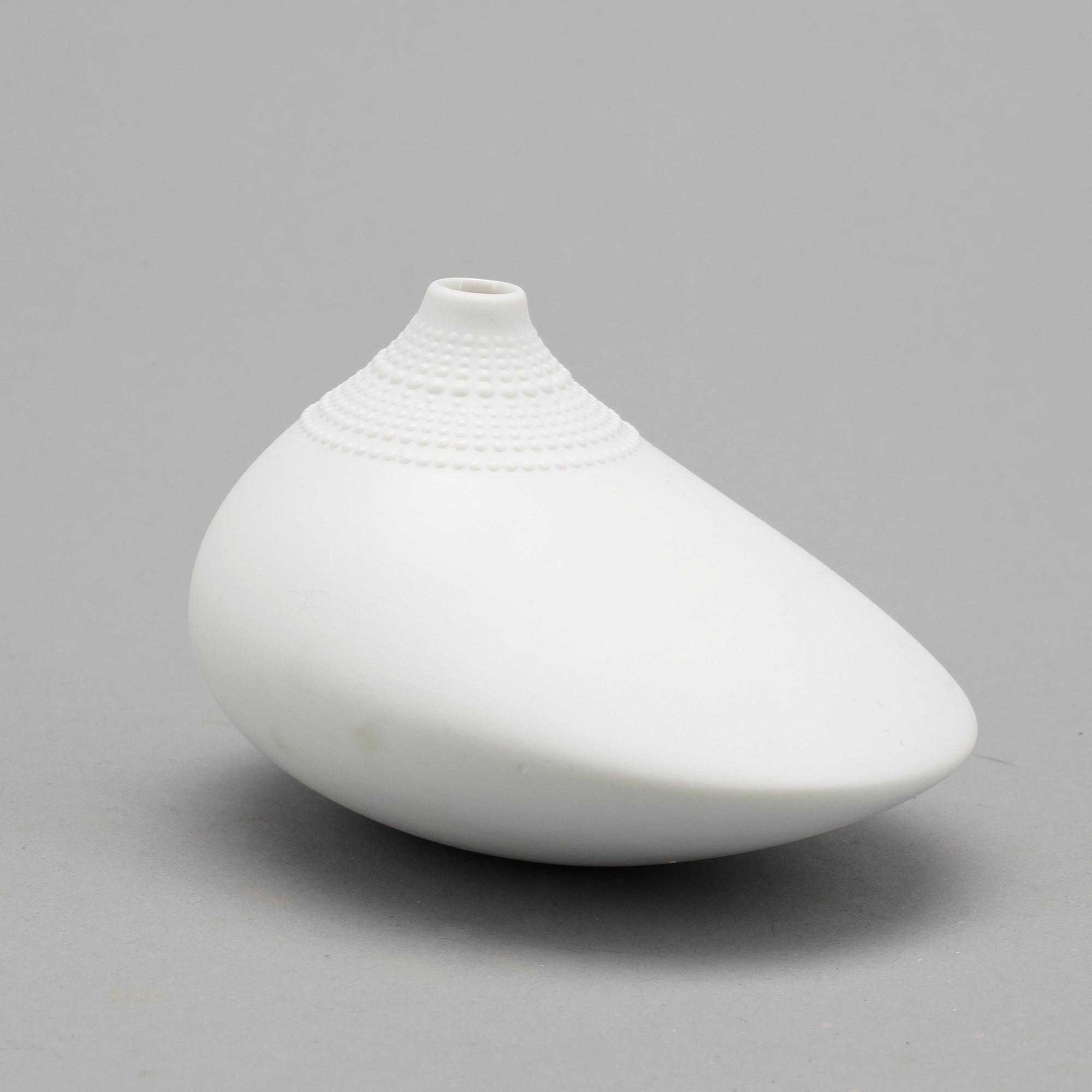 VAS, porslin "Pollo", design Tapio Wirkkala, Studio-Line Rosenthal.