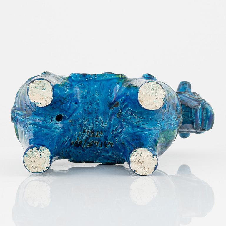 A stoneware figurine by Aldo Londi for Bitossi, Italy.