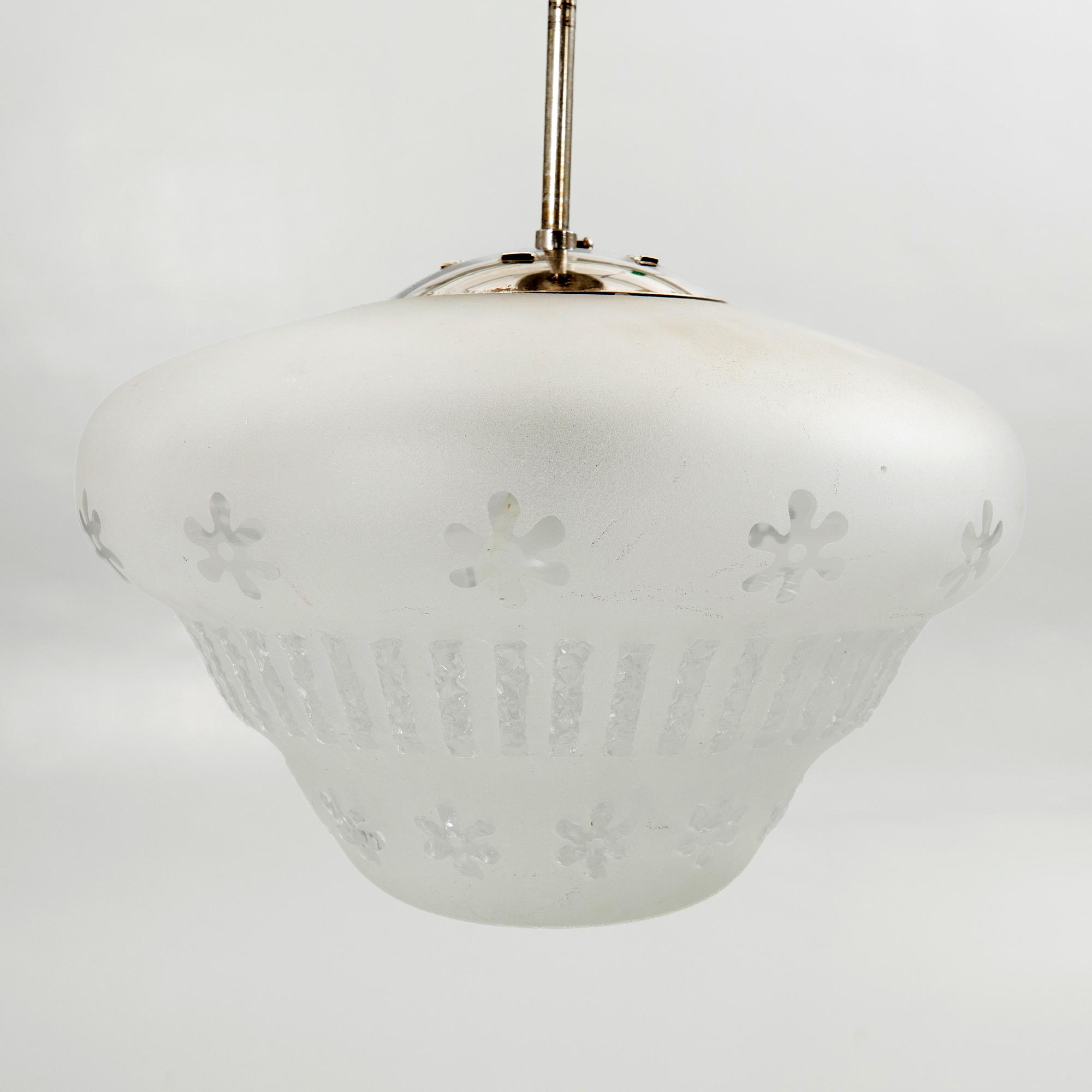 Ceiling lamp, mid-20th century.