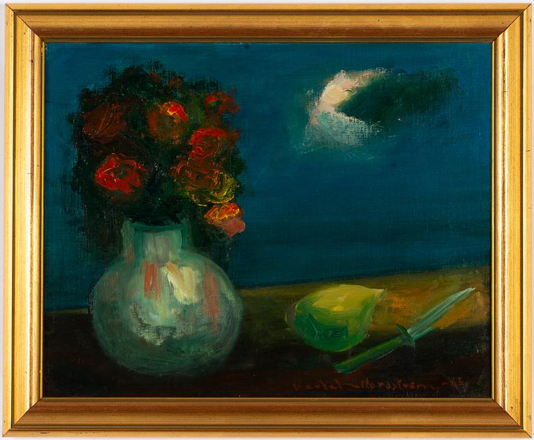 Bertel Bertel-Nordström, oil on canvas, signed and dated -63.