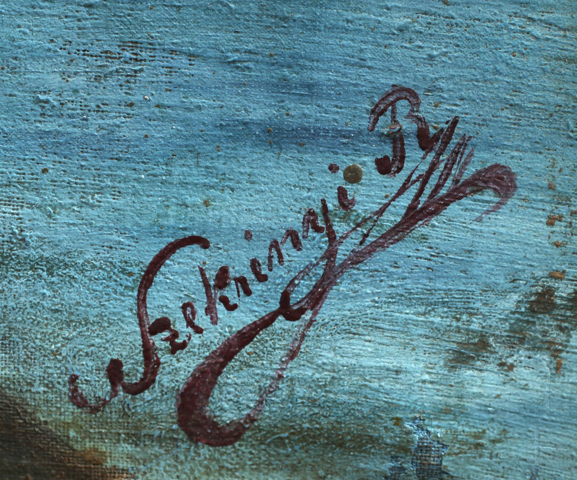 OKÄND KONSTNÄR, olja på duk, sign, 1900-tal.