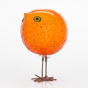 Alessandro Pianon, a 1960's 'Pulcino' glass bird for Vistosi, Italy.