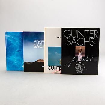 FOTOBÖCKER, 7 st, Gunter Sachs och en Alexander Sachs, 5 st med signering och dedikation.