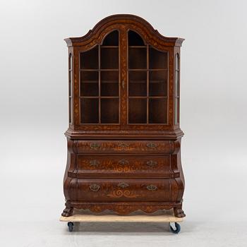 A Dutch style inlay cabinet, first half of the 20th Century.