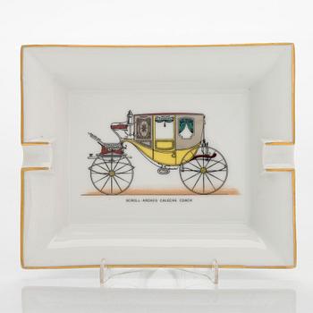 Hermès, tuhka-astia, posliini, Ranska.