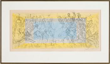 Jacques Villon · JAQUES VILLON, litografi, sign.