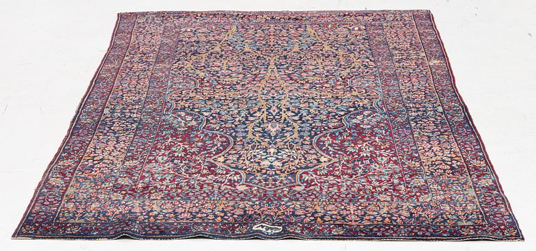 A semi-antique Yesd, south Yesd, c. 206 x 136 cm.