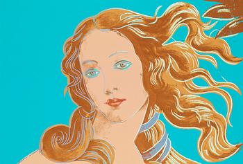 174. Andy Warhol, "Venus", from: "Details of renaissance paintings (Sandro Botticelli, Birth of Venus, 1482)".