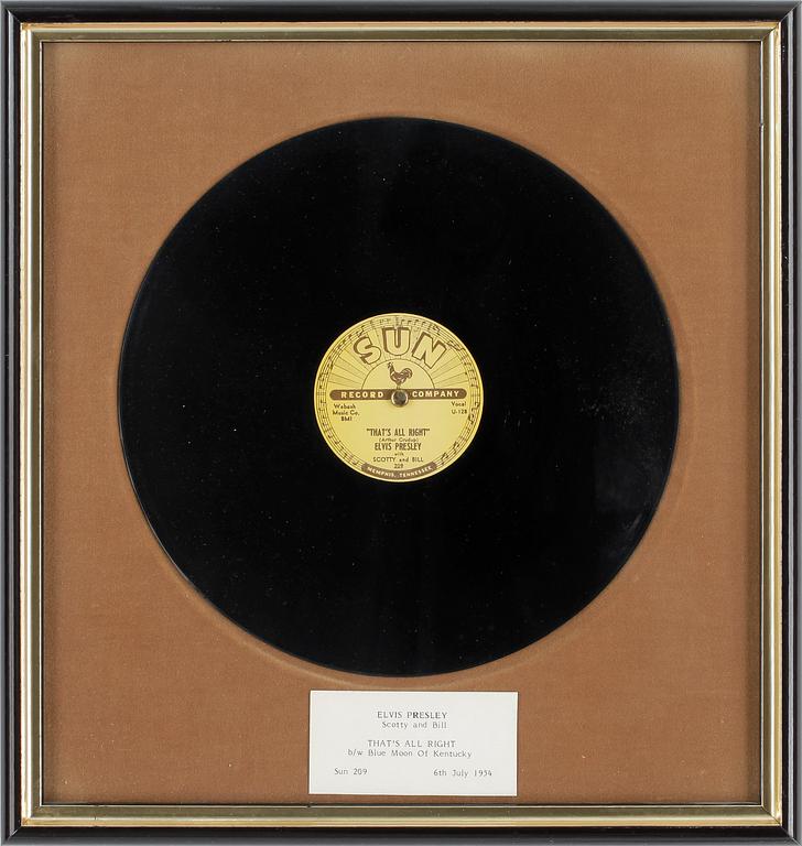 STENKAKA, 4 st, Elvis Presley, 78 rpm, troligen tidigt 1980-tal.