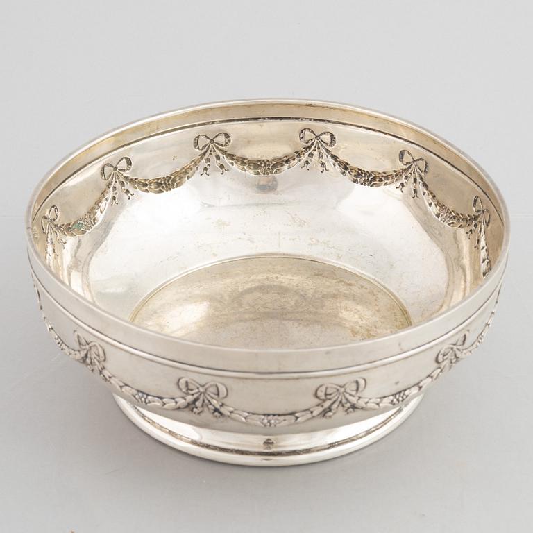 A Swedish Silver Bowl, mark of C.G. Hallberg, Stockholm circa 1920.