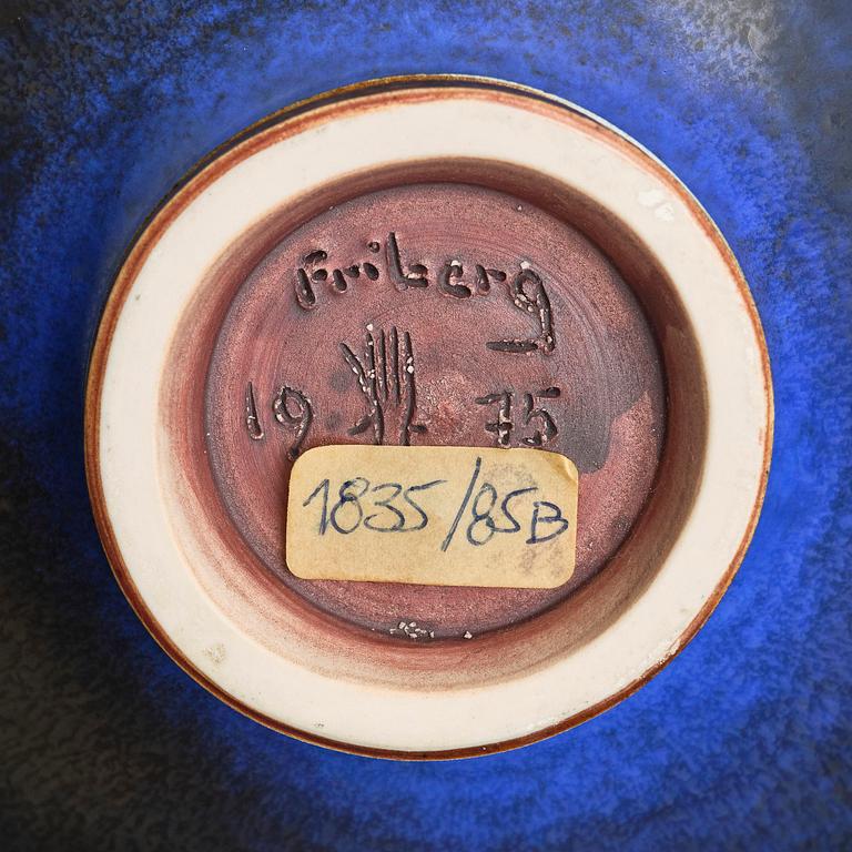 Berndt Friberg, a stoneware vase, Gustavsberg Studio 1975.