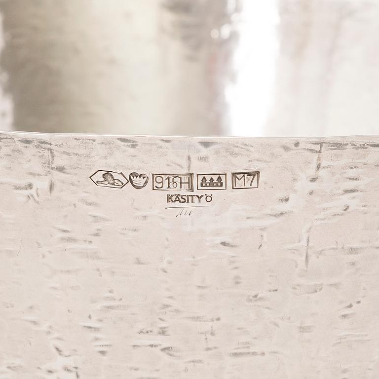 TAPIO WIRKKALA, MALJA, hopeaa, leimasigneerattu TW, Kultakeskus, Hämeenlinna 1965.