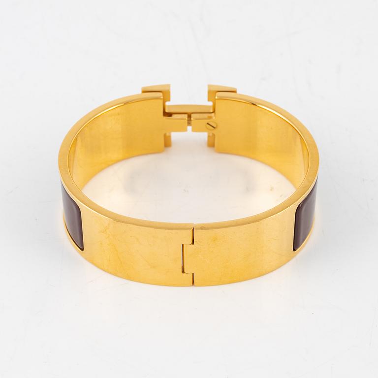 Hermès, armband, "Clic Clac H", GM.