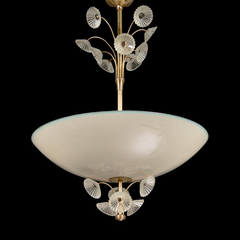 Lisa Johansson-Pape, A 1940's '1068'  chandelier for Stockmann Orno, Finland.