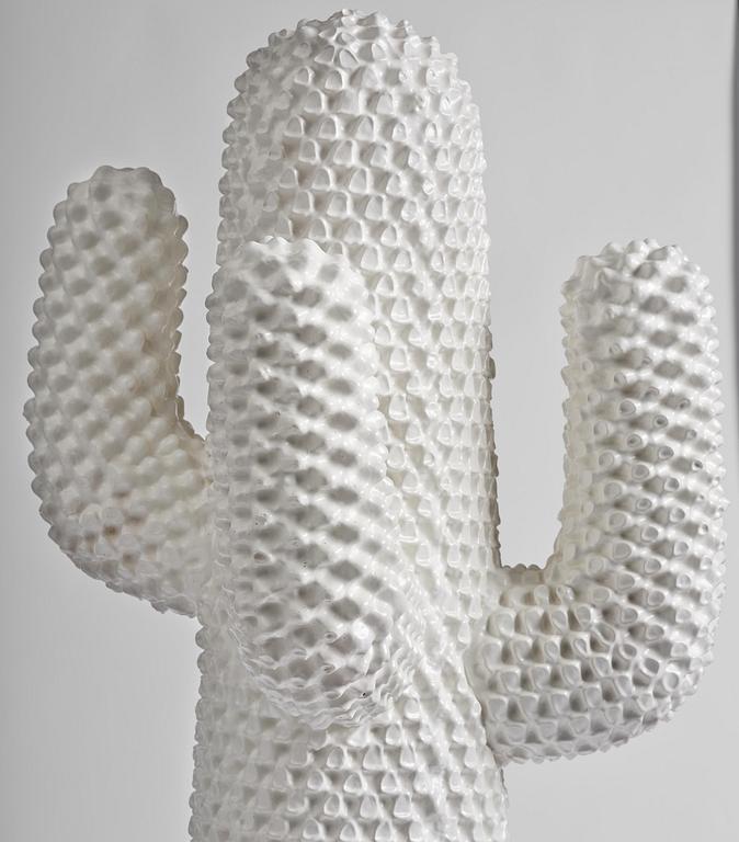 Guido Drocco & Franco Mello, a "Cactus" (Biancocactus) coat hanger/sculpture, ed. 96/250, Gufram, Italy, post 2018.