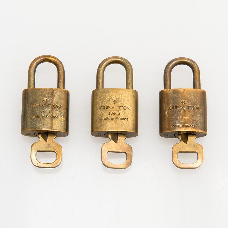 Louis Vuitton, Locks, 3 pcs.