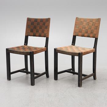 Gemla, a pair of chairs model "5678", Diö, 1930s.