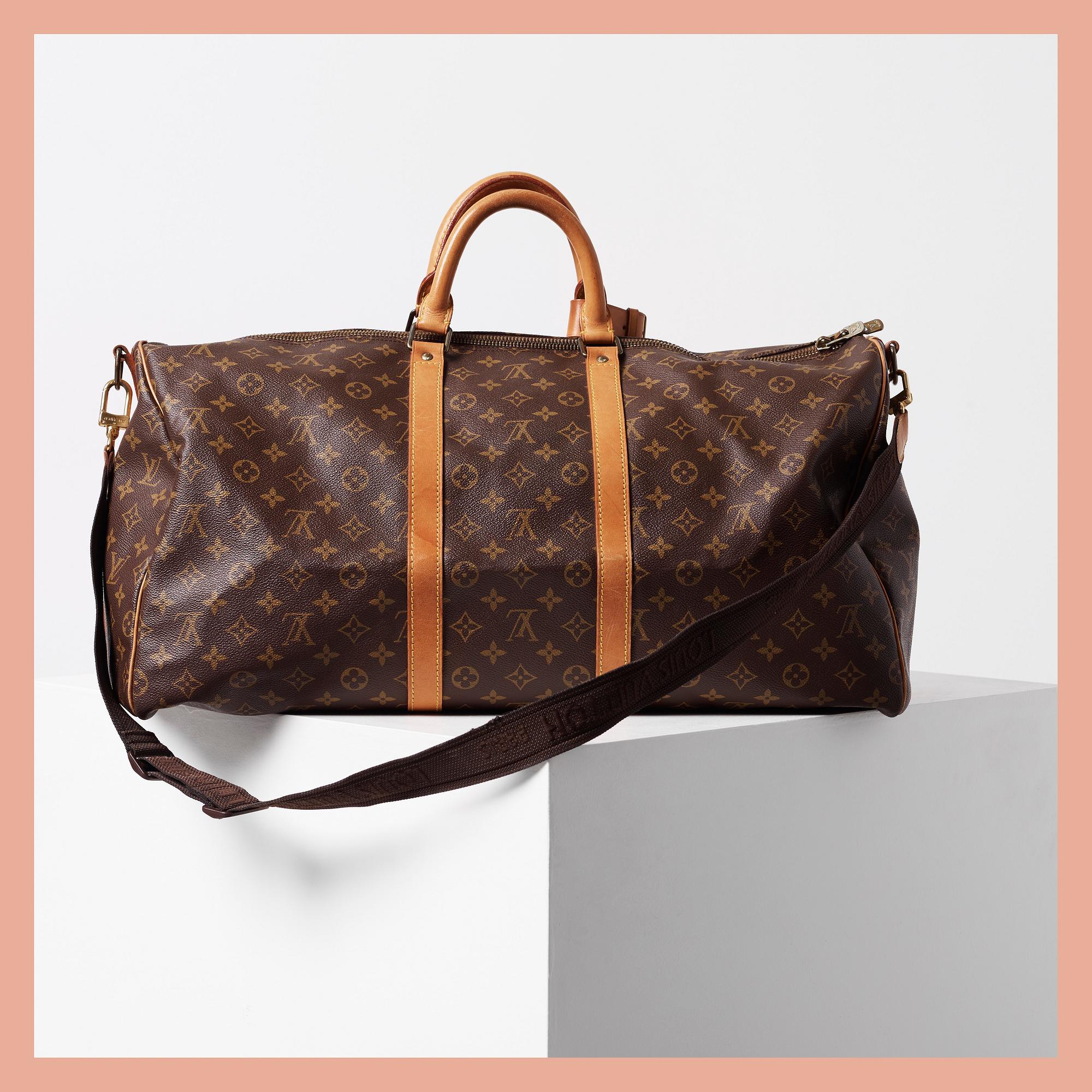 VÄSKA, Keepall Bandouliére 55, Louis Vuitton, 1985.