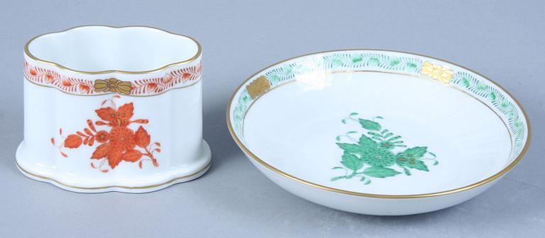 KAFFESERVIS, 47 delar, porslin, Herend, Ungern, 1900-tal.
