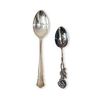 Moccaskedar, 18 st, silver, 1900-tal.