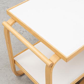 Alvar Aalto, a model 901 birch serving trolley from Artek.