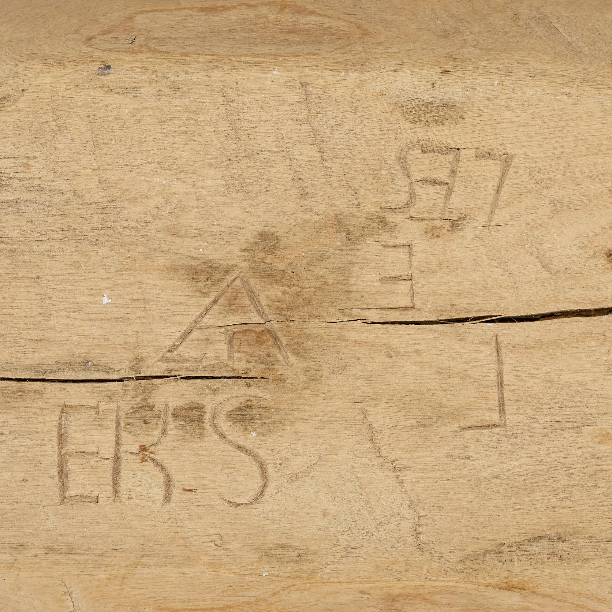 Three bread troughs, 19th century.