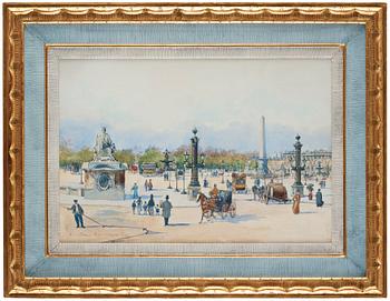 Anna Palm de Rosa, "Place de la Concorde, Paris".