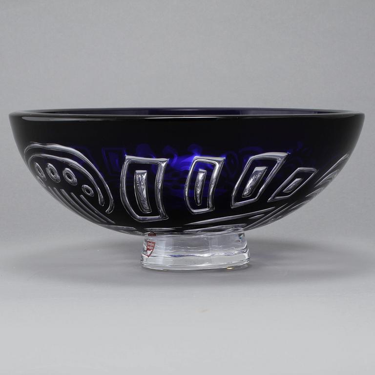 SKÅL, glas, Lars Hellsten, Orrefors Gallery, 1988.