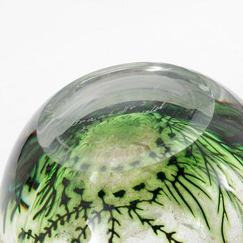 VAS, glas, "Fiskgraal" Edward Hald, Orrefors, 1962.
