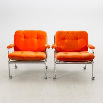 Fåtöljer, ett par, sent 1900-tal.