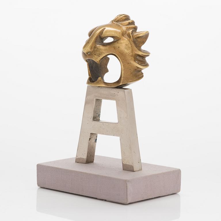 Gunnar Finne, a sculpture /logo for Y.L.A -Suomi Touring Club manufactured by Taito probably in 1927.