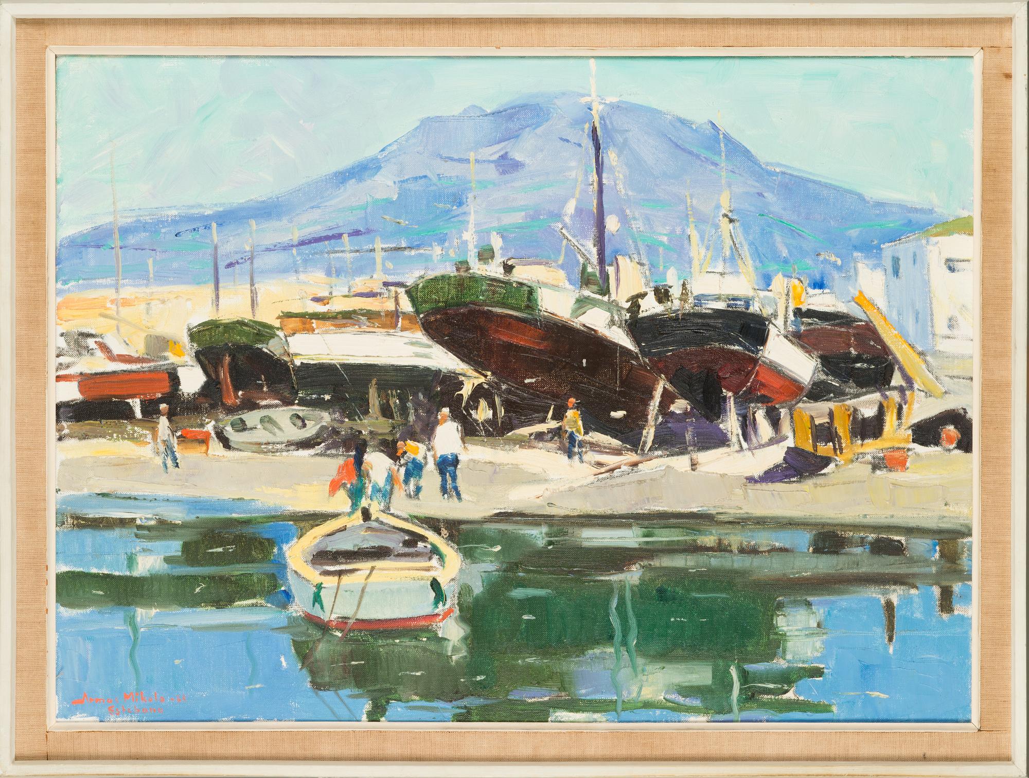 Armas Mikola, oil on canvas, signed and dated -65.