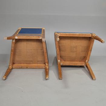 STOLAR, ett par, gustaviansk stil, sekelskiftet 18/1900.